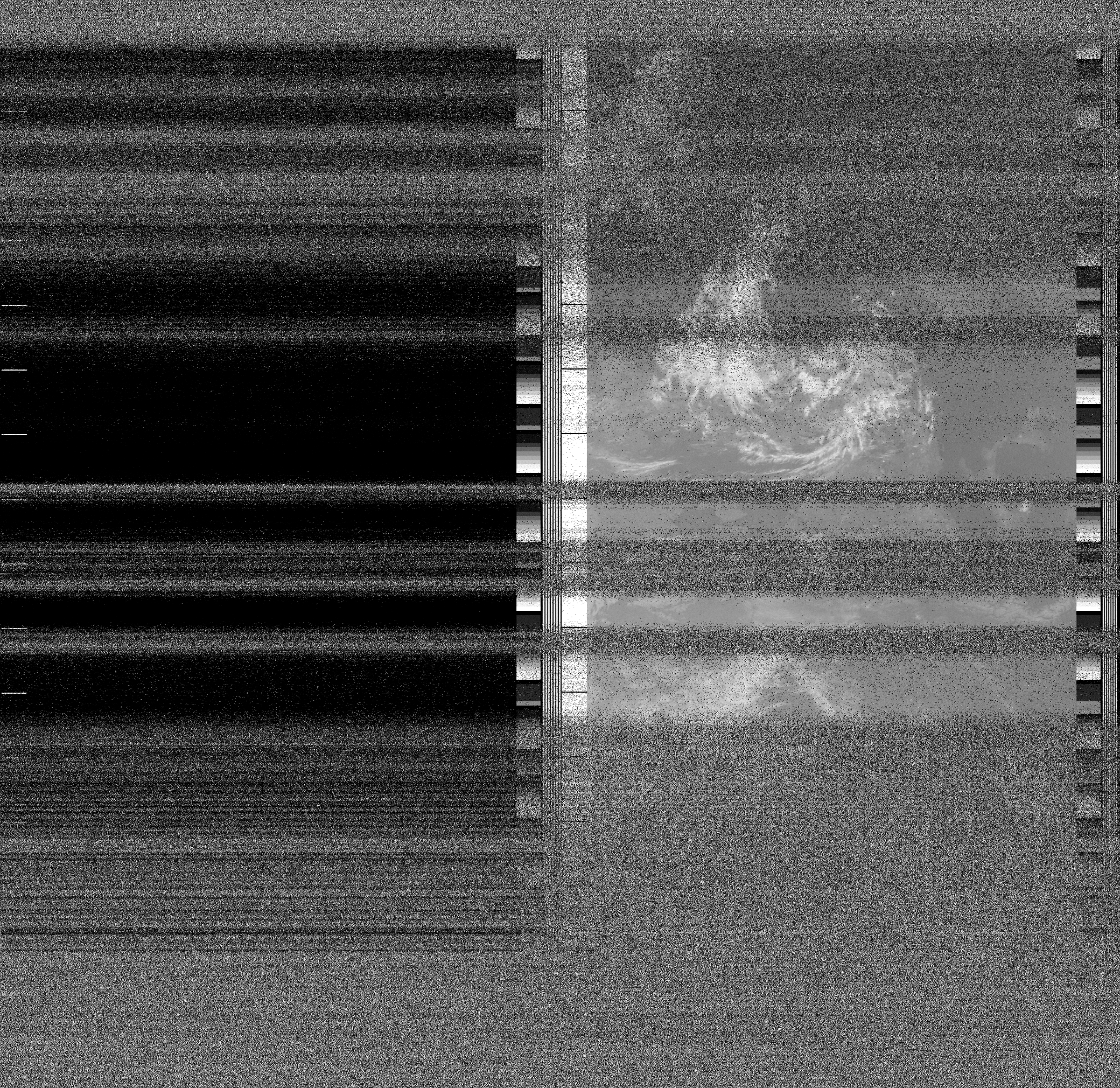 Pristine output with telemetry data withut cropping. Pristine images are
unenhanced, but normalised to produce images which represent,
as best as the software is able to, the original digital data. No attempt is made to temperature
normalise IR images. Disables gamma, sharpening, rotation, and other enhancements.