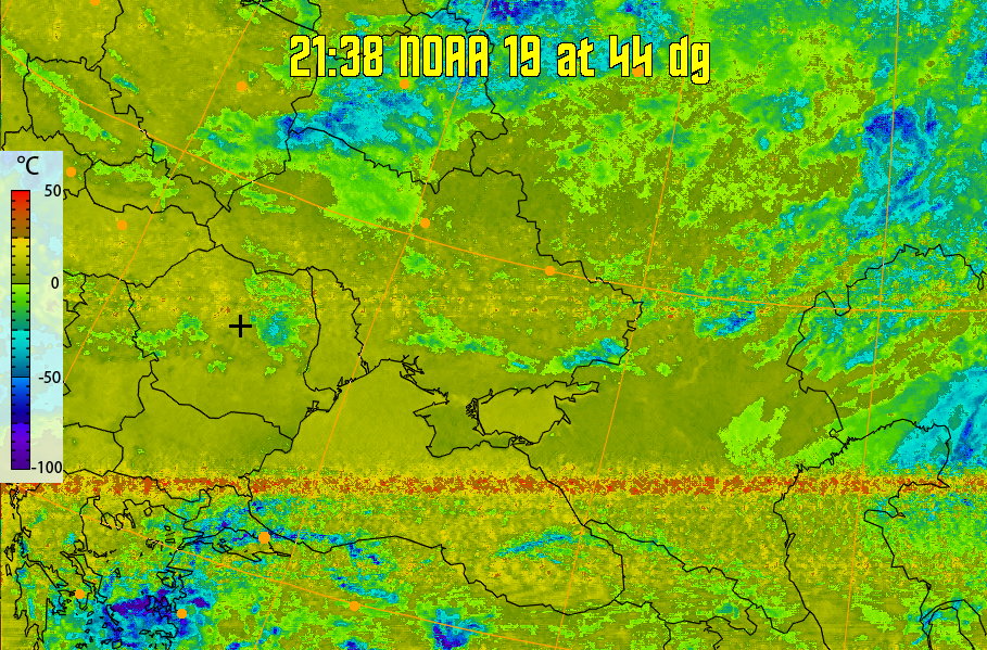 therm:
Produces a false colour image from NOAA APT images based on temperature.
Provides a good way of visualising cloud temperatures.