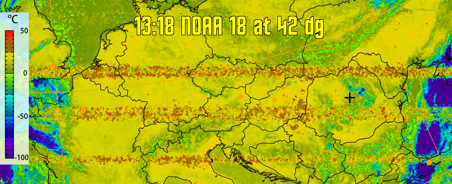 therm:
Produces a false colour image from NOAA APT images based on temperature.
Provides a good way of visualising cloud temperatures.