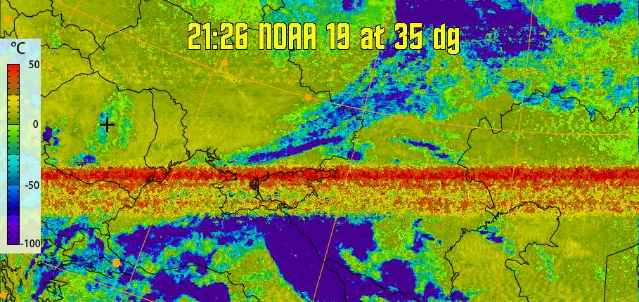 therm:
Produces a false colour image from NOAA APT images based on temperature.
Provides a good way of visualising cloud temperatures.