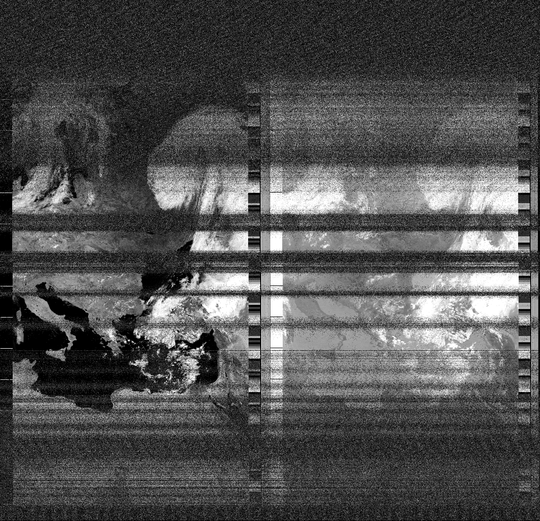 Pristine output with telemetry data withut cropping. Pristine images are
unenhanced, but normalised to produce images which represent,
as best as the software is able to, the original digital data. No attempt is made to temperature
normalise IR images. Disables gamma, sharpening, rotation, and other enhancements.