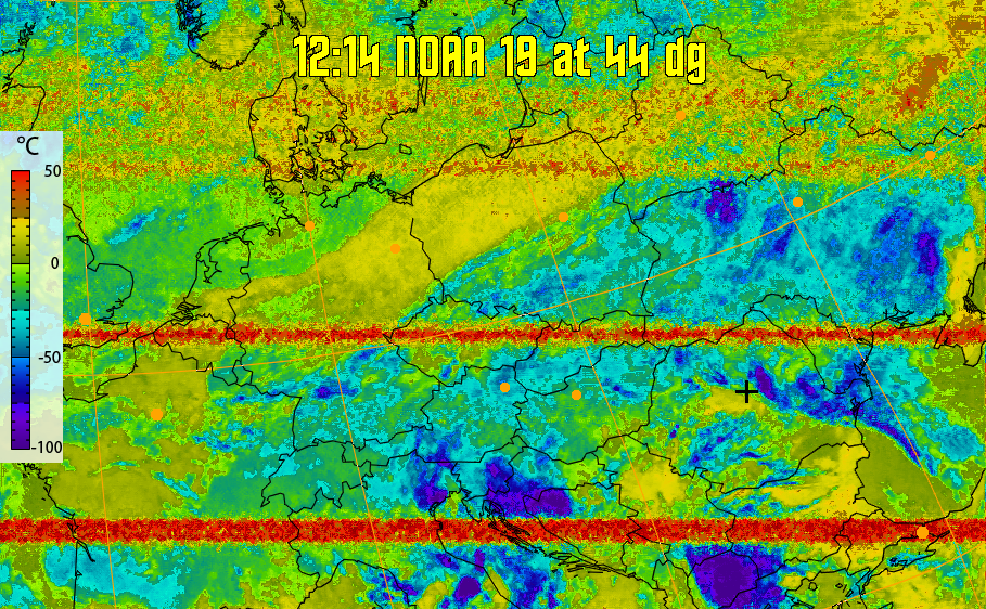 therm:
Produces a false colour image from NOAA APT images based on temperature.
Provides a good way of visualising cloud temperatures.