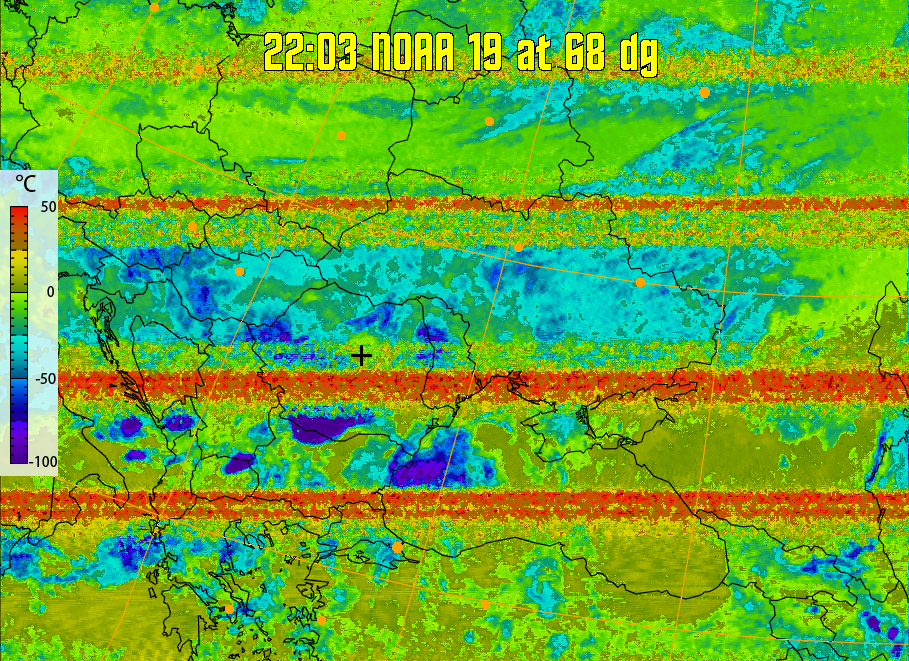therm:
Produces a false colour image from NOAA APT images based on temperature.
Provides a good way of visualising cloud temperatures.