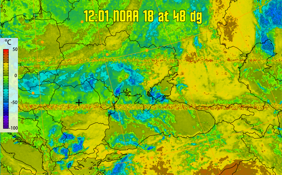 therm:
Produces a false colour image from NOAA APT images based on temperature.
Provides a good way of visualising cloud temperatures.