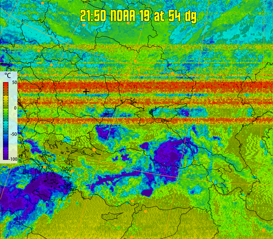 therm:
Produces a false colour image from NOAA APT images based on temperature.
Provides a good way of visualising cloud temperatures.