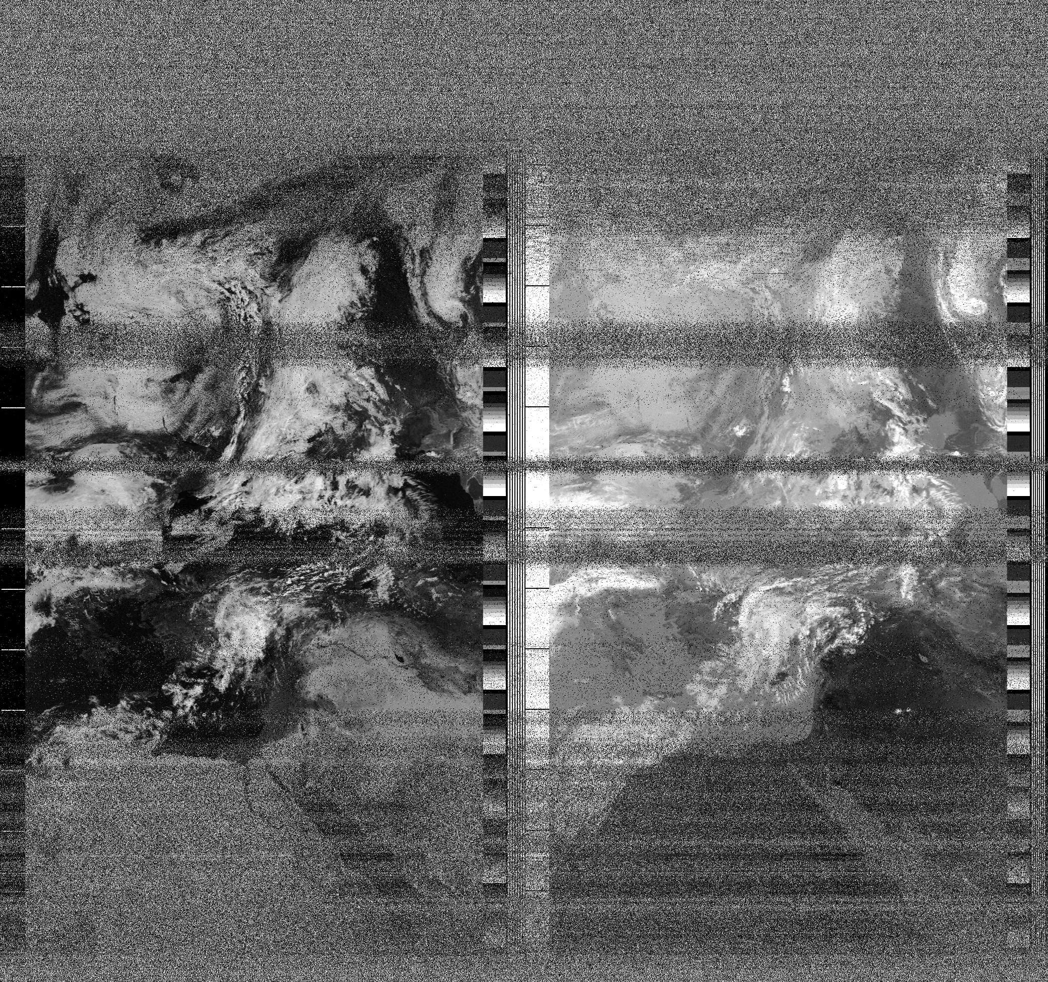 Pristine output with telemetry data withut cropping. Pristine images are
unenhanced, but normalised to produce images which represent,
as best as the software is able to, the original digital data. No attempt is made to temperature
normalise IR images. Disables gamma, sharpening, rotation, and other enhancements.