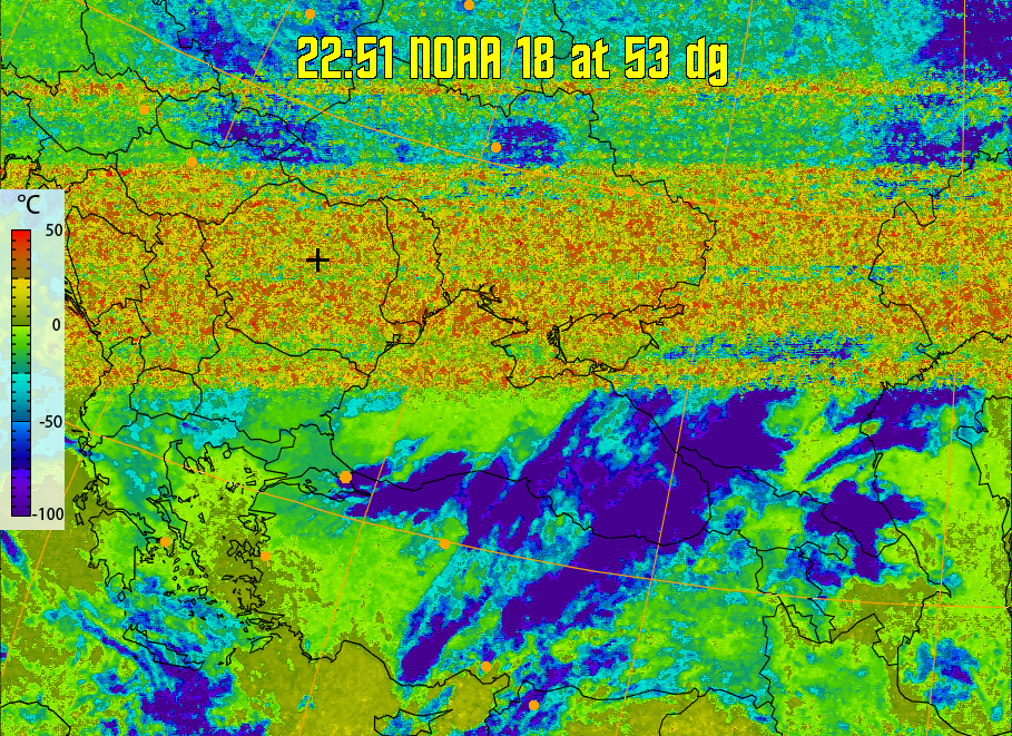therm:
Produces a false colour image from NOAA APT images based on temperature.
Provides a good way of visualising cloud temperatures.