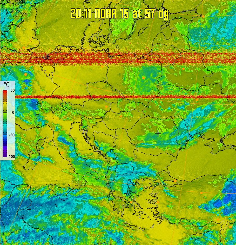 therm:
Produces a false colour image from NOAA APT images based on temperature.
Provides a good way of visualising cloud temperatures.