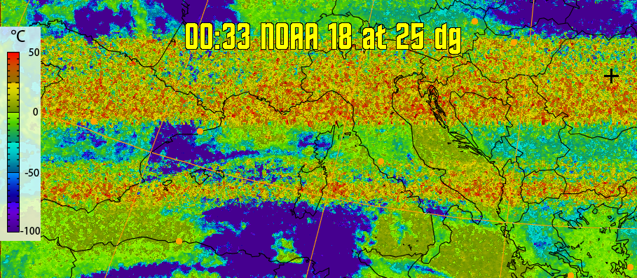 therm:
Produces a false colour image from NOAA APT images based on temperature.
Provides a good way of visualising cloud temperatures.