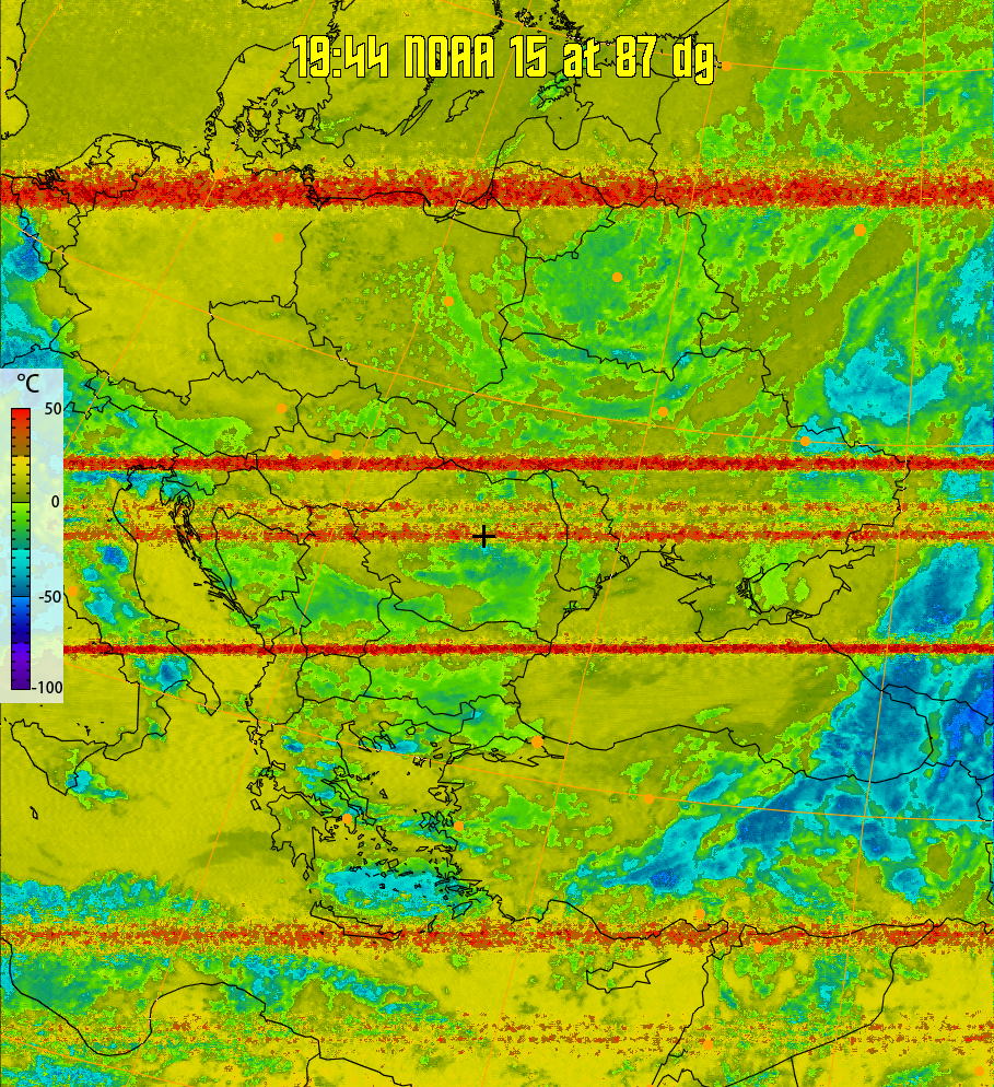 therm:
Produces a false colour image from NOAA APT images based on temperature.
Provides a good way of visualising cloud temperatures.