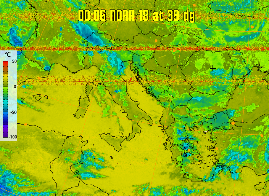 therm:
Produces a false colour image from NOAA APT images based on temperature.
Provides a good way of visualising cloud temperatures.