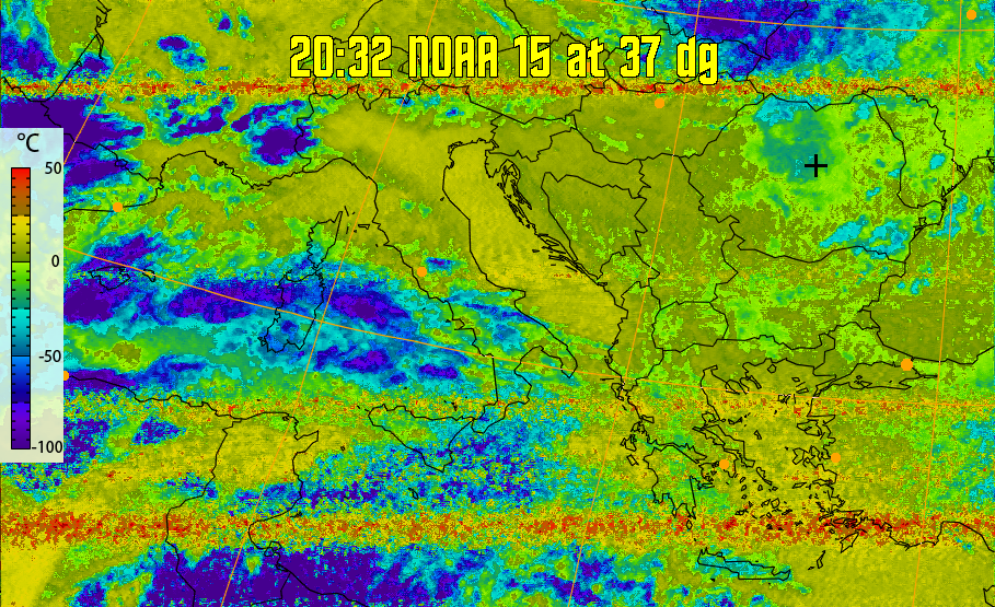 therm:
Produces a false colour image from NOAA APT images based on temperature.
Provides a good way of visualising cloud temperatures.