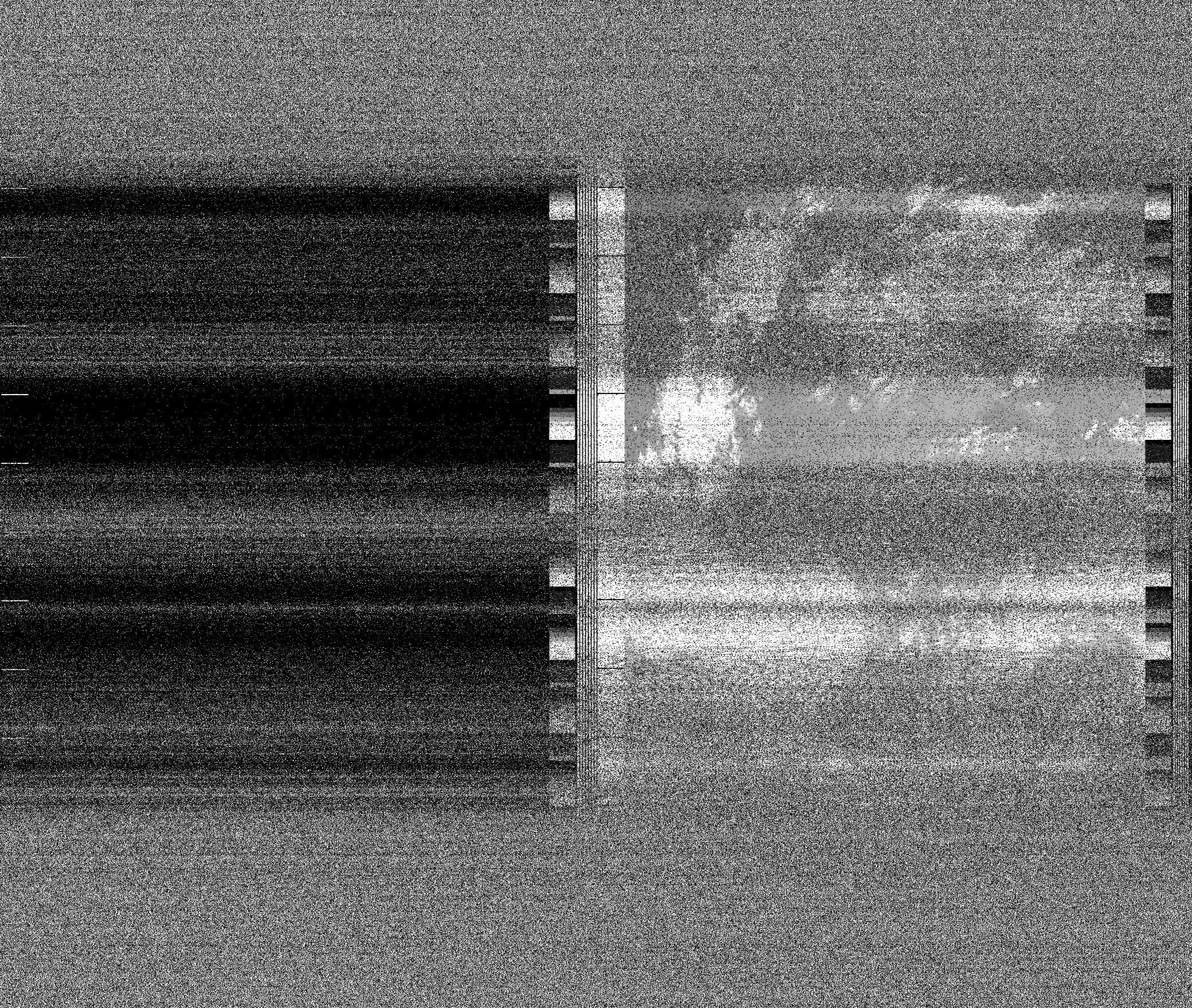 Pristine output with telemetry data withut cropping. Pristine images are
unenhanced, but normalised to produce images which represent,
as best as the software is able to, the original digital data. No attempt is made to temperature
normalise IR images. Disables gamma, sharpening, rotation, and other enhancements.