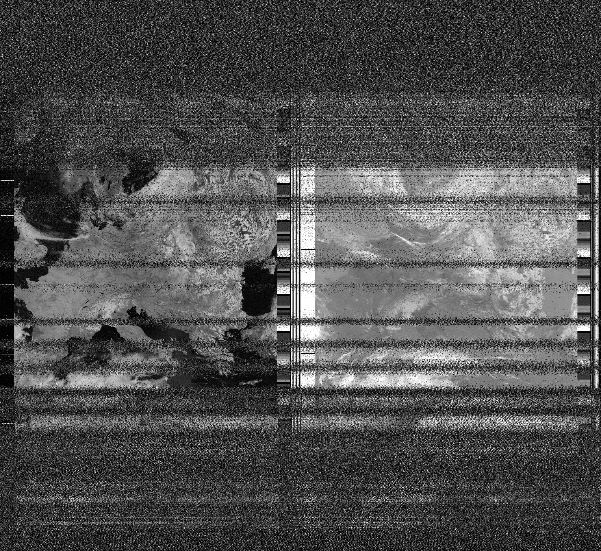 Pristine output with telemetry data withut cropping. Pristine images are
unenhanced, but normalised to produce images which represent,
as best as the software is able to, the original digital data. No attempt is made to temperature
normalise IR images. Disables gamma, sharpening, rotation, and other enhancements.