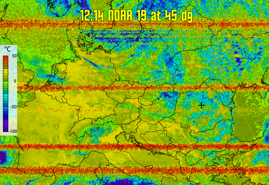 therm:
Produces a false colour image from NOAA APT images based on temperature.
Provides a good way of visualising cloud temperatures.