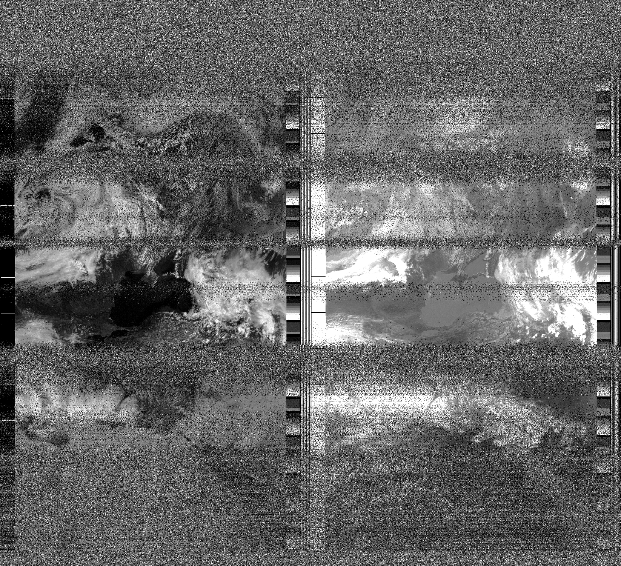 Pristine output with telemetry data withut cropping. Pristine images are
unenhanced, but normalised to produce images which represent,
as best as the software is able to, the original digital data. No attempt is made to temperature
normalise IR images. Disables gamma, sharpening, rotation, and other enhancements.