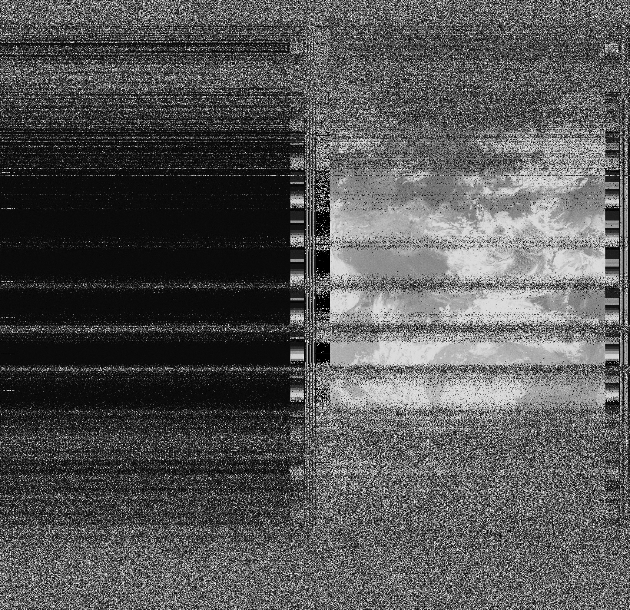 Pristine output with telemetry data withut cropping. Pristine images are
unenhanced, but normalised to produce images which represent,
as best as the software is able to, the original digital data. No attempt is made to temperature
normalise IR images. Disables gamma, sharpening, rotation, and other enhancements.