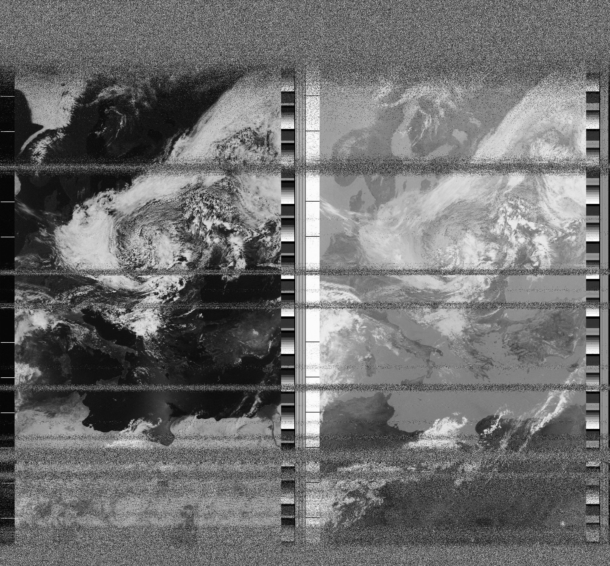 Pristine output with telemetry data withut cropping. Pristine images are
unenhanced, but normalised to produce images which represent,
as best as the software is able to, the original digital data. No attempt is made to temperature
normalise IR images. Disables gamma, sharpening, rotation, and other enhancements.