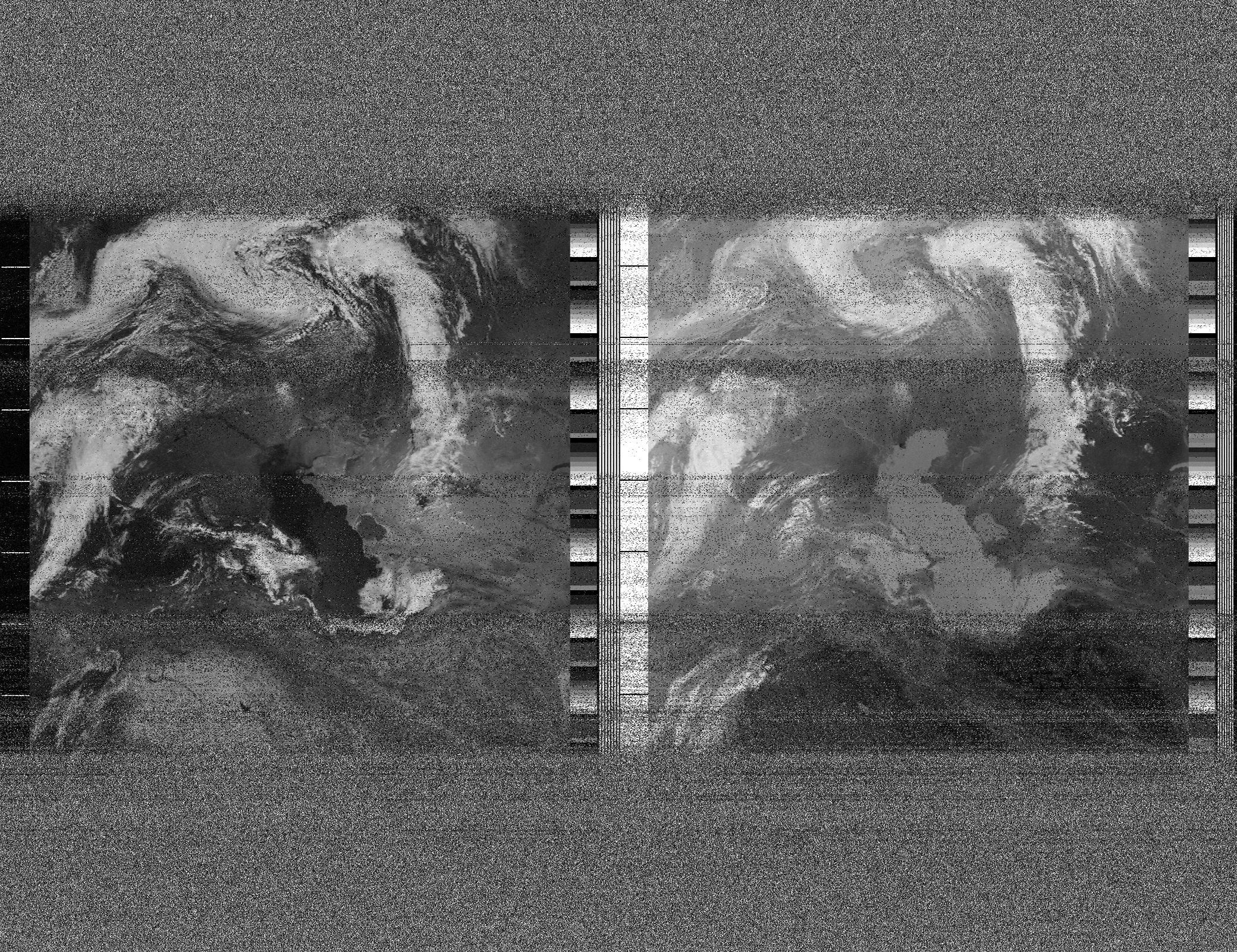 Pristine output with telemetry data withut cropping. Pristine images are
unenhanced, but normalised to produce images which represent,
as best as the software is able to, the original digital data. No attempt is made to temperature
normalise IR images. Disables gamma, sharpening, rotation, and other enhancements.
