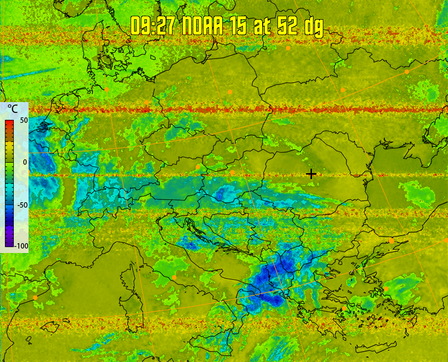 therm:
Produces a false colour image from NOAA APT images based on temperature.
Provides a good way of visualising cloud temperatures.