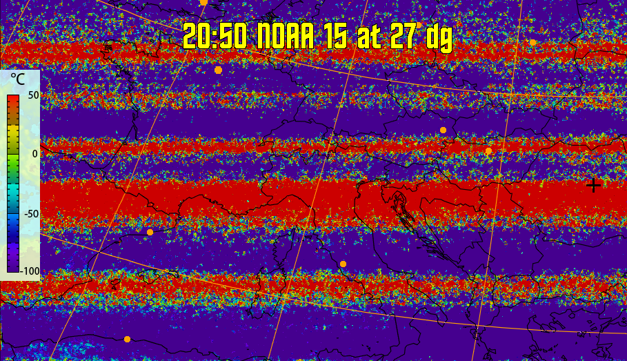 therm:
Produces a false colour image from NOAA APT images based on temperature.
Provides a good way of visualising cloud temperatures.