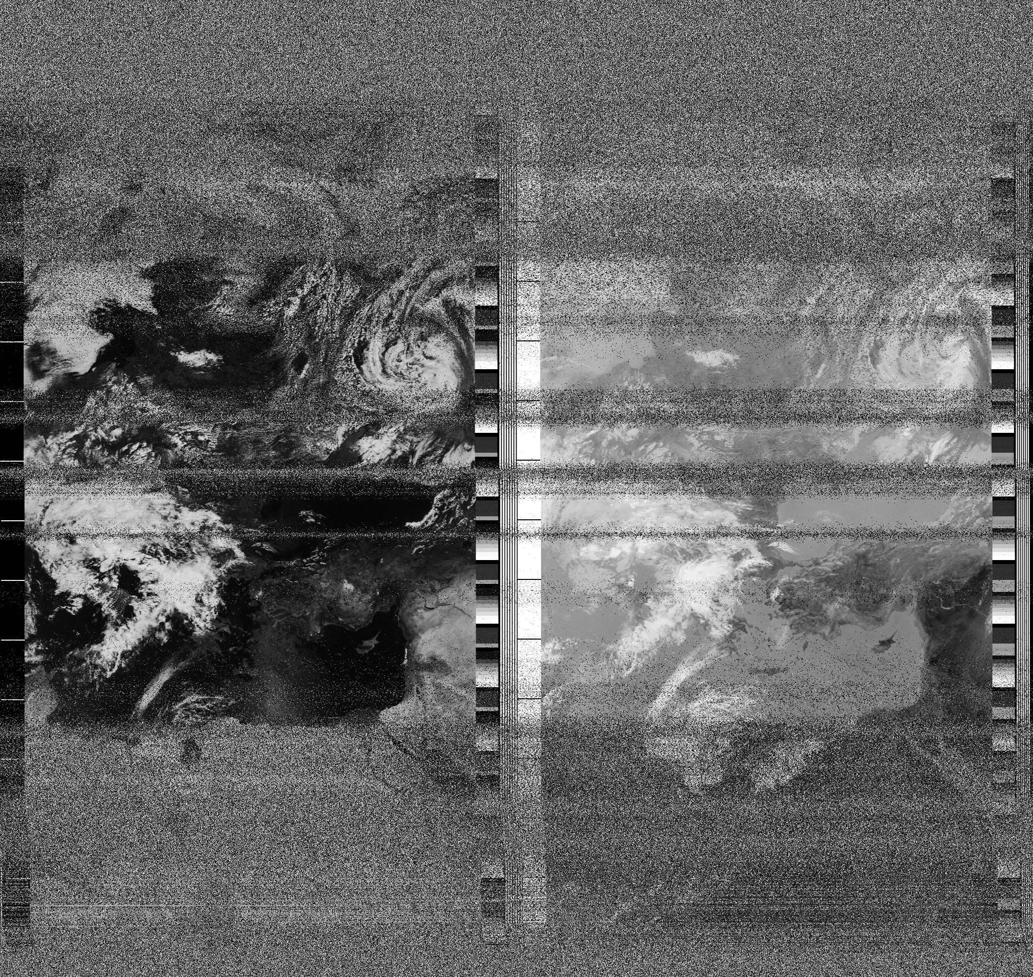Pristine output with telemetry data withut cropping. Pristine images are
unenhanced, but normalised to produce images which represent,
as best as the software is able to, the original digital data. No attempt is made to temperature
normalise IR images. Disables gamma, sharpening, rotation, and other enhancements.