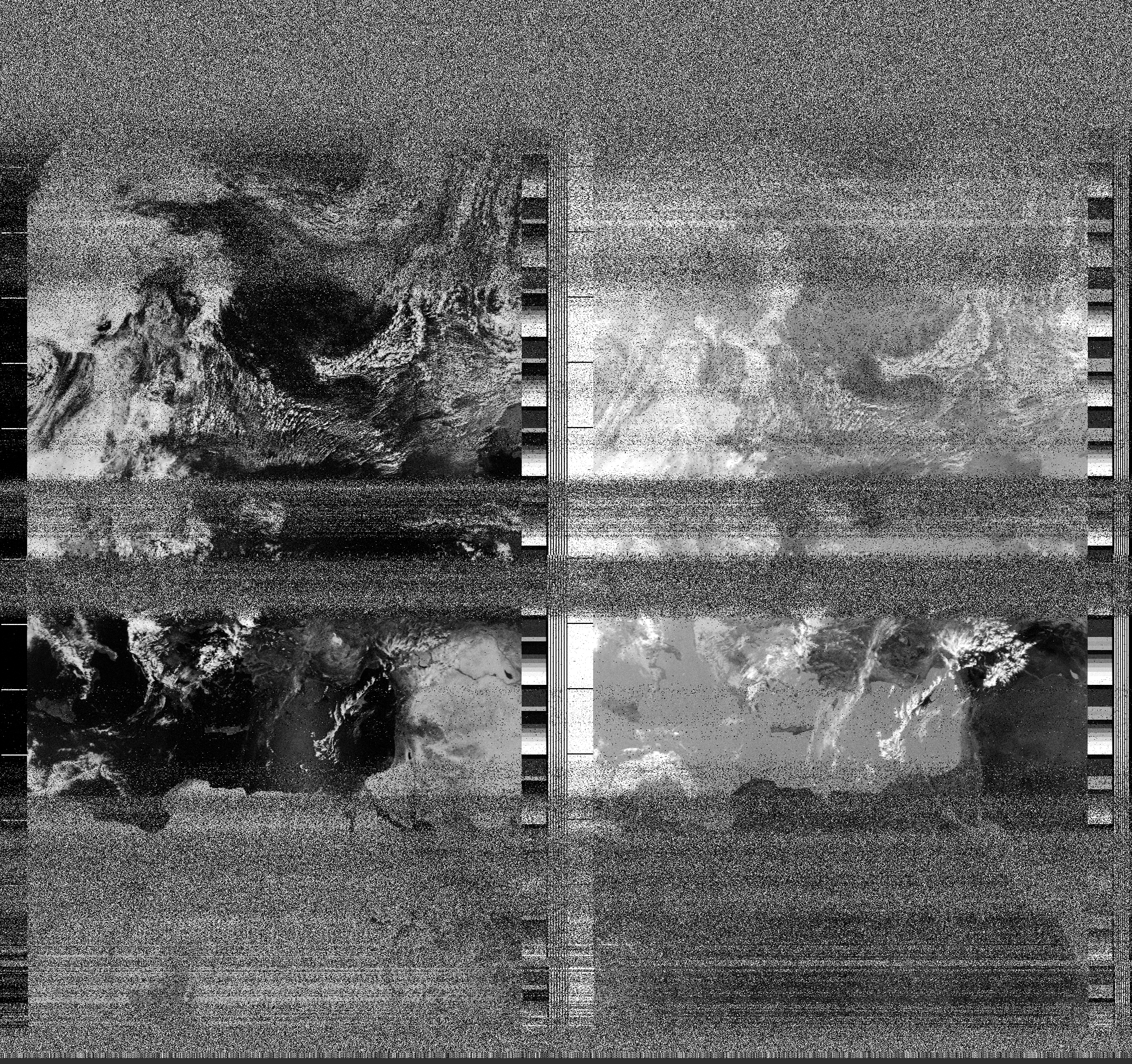 Pristine output with telemetry data withut cropping. Pristine images are
unenhanced, but normalised to produce images which represent,
as best as the software is able to, the original digital data. No attempt is made to temperature
normalise IR images. Disables gamma, sharpening, rotation, and other enhancements.