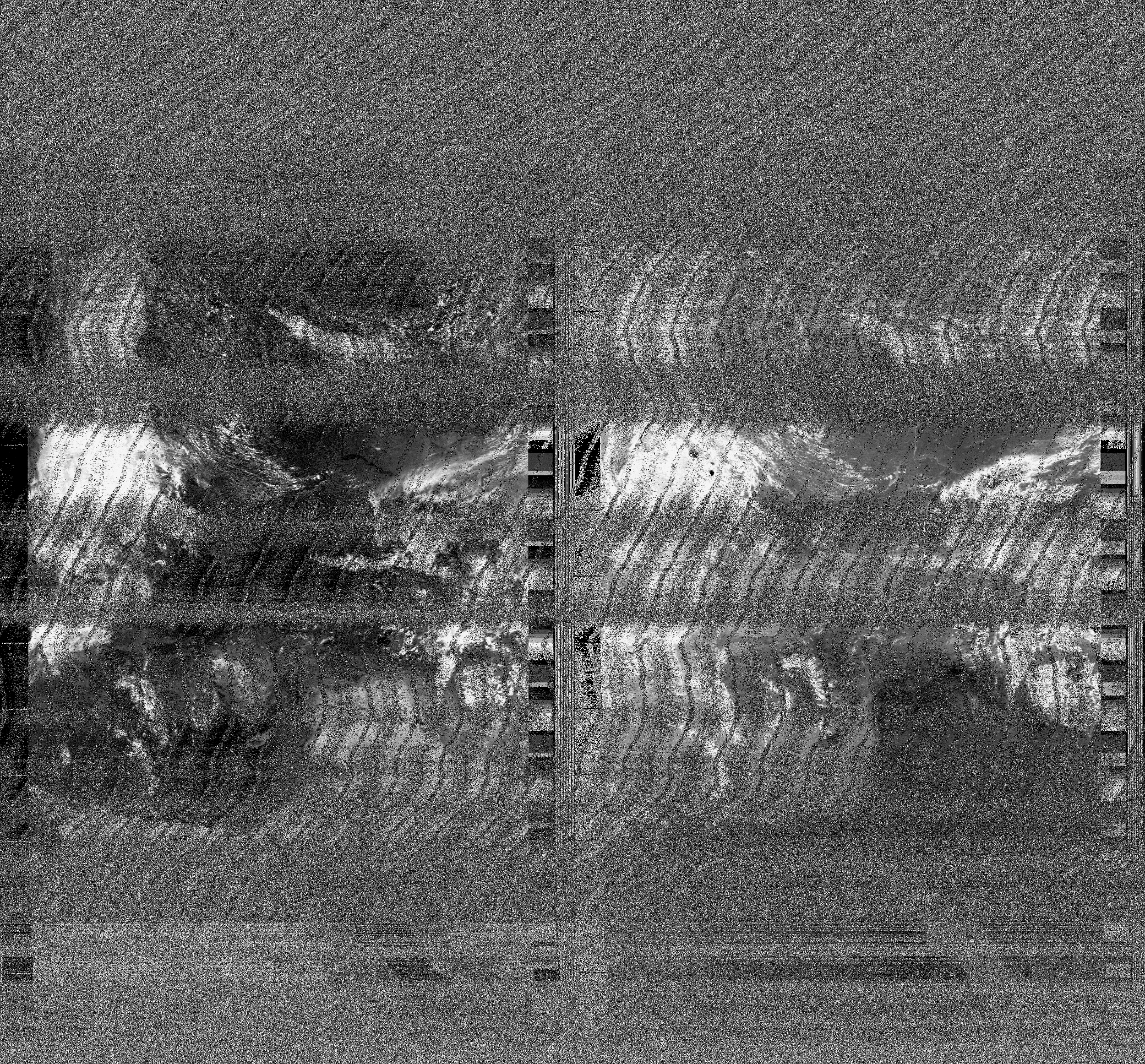 Pristine output with telemetry data withut cropping. Pristine images are
unenhanced, but normalised to produce images which represent,
as best as the software is able to, the original digital data. No attempt is made to temperature
normalise IR images. Disables gamma, sharpening, rotation, and other enhancements.
