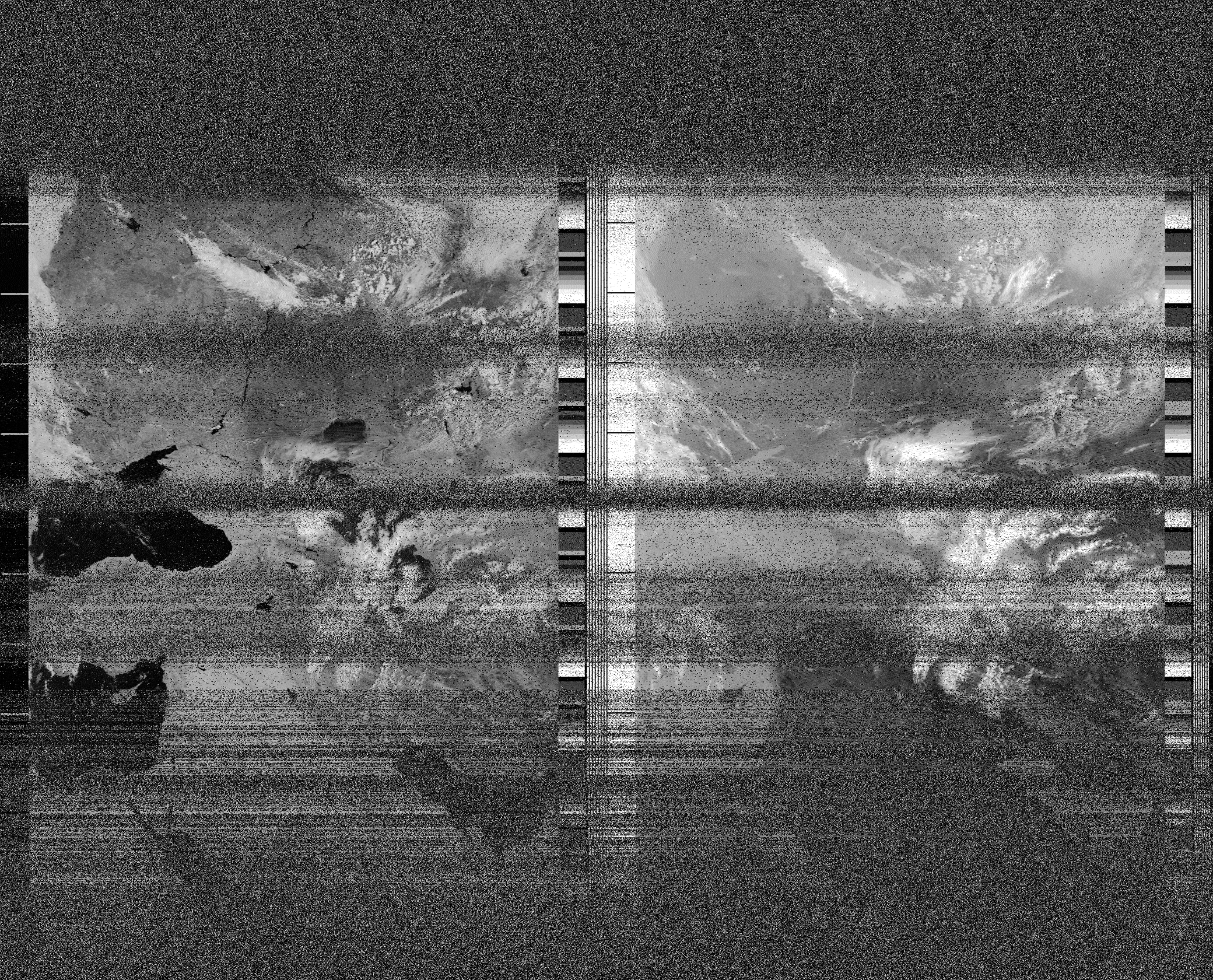 Pristine output with telemetry data withut cropping. Pristine images are
unenhanced, but normalised to produce images which represent,
as best as the software is able to, the original digital data. No attempt is made to temperature
normalise IR images. Disables gamma, sharpening, rotation, and other enhancements.