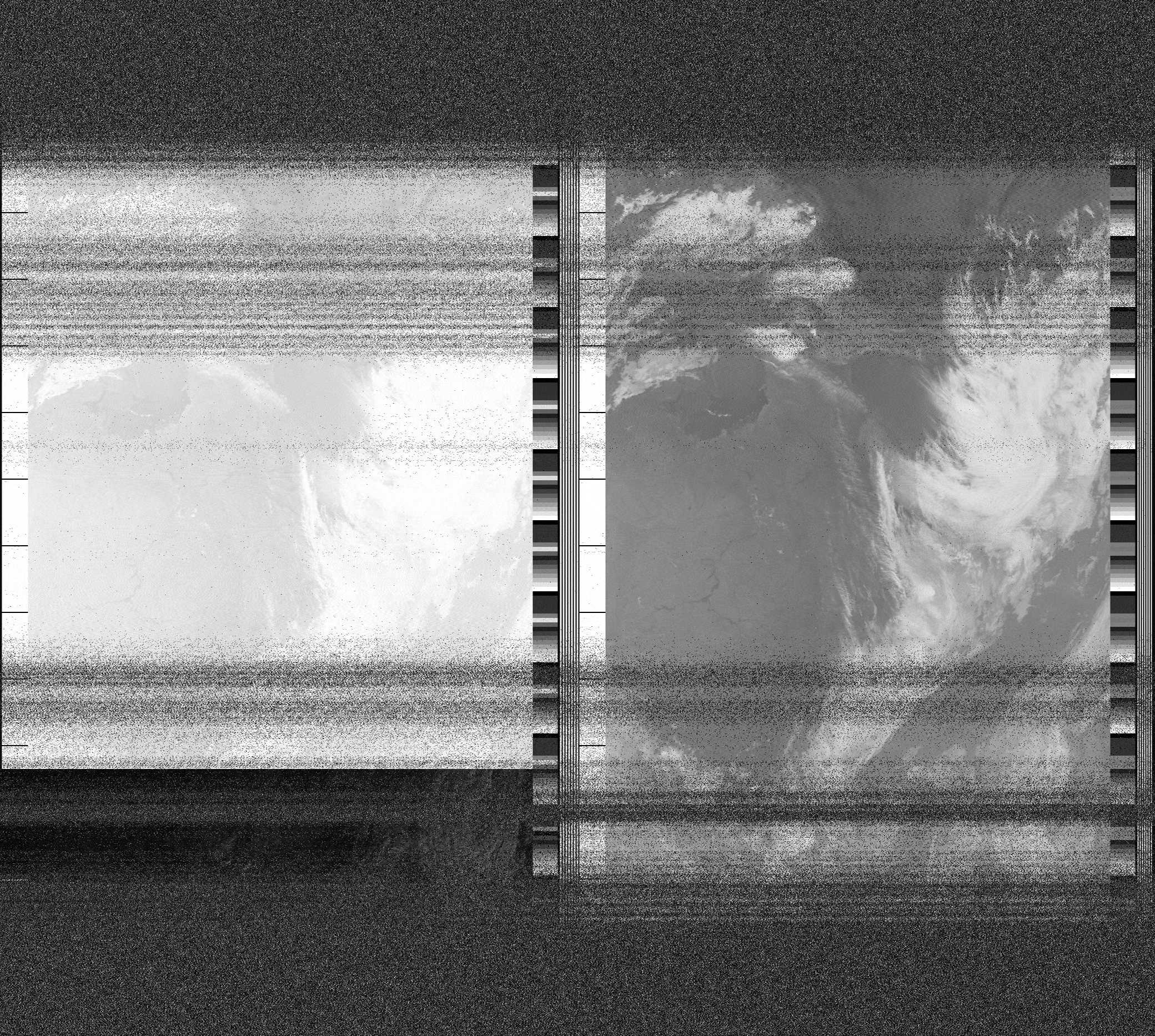 Pristine output with telemetry data withut cropping. Pristine images are
unenhanced, but normalised to produce images which represent,
as best as the software is able to, the original digital data. No attempt is made to temperature
normalise IR images. Disables gamma, sharpening, rotation, and other enhancements.