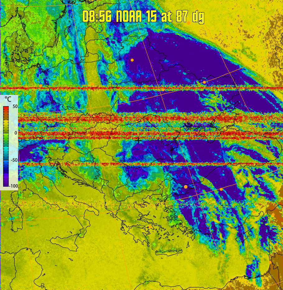therm:
Produces a false colour image from NOAA APT images based on temperature.
Provides a good way of visualising cloud temperatures.