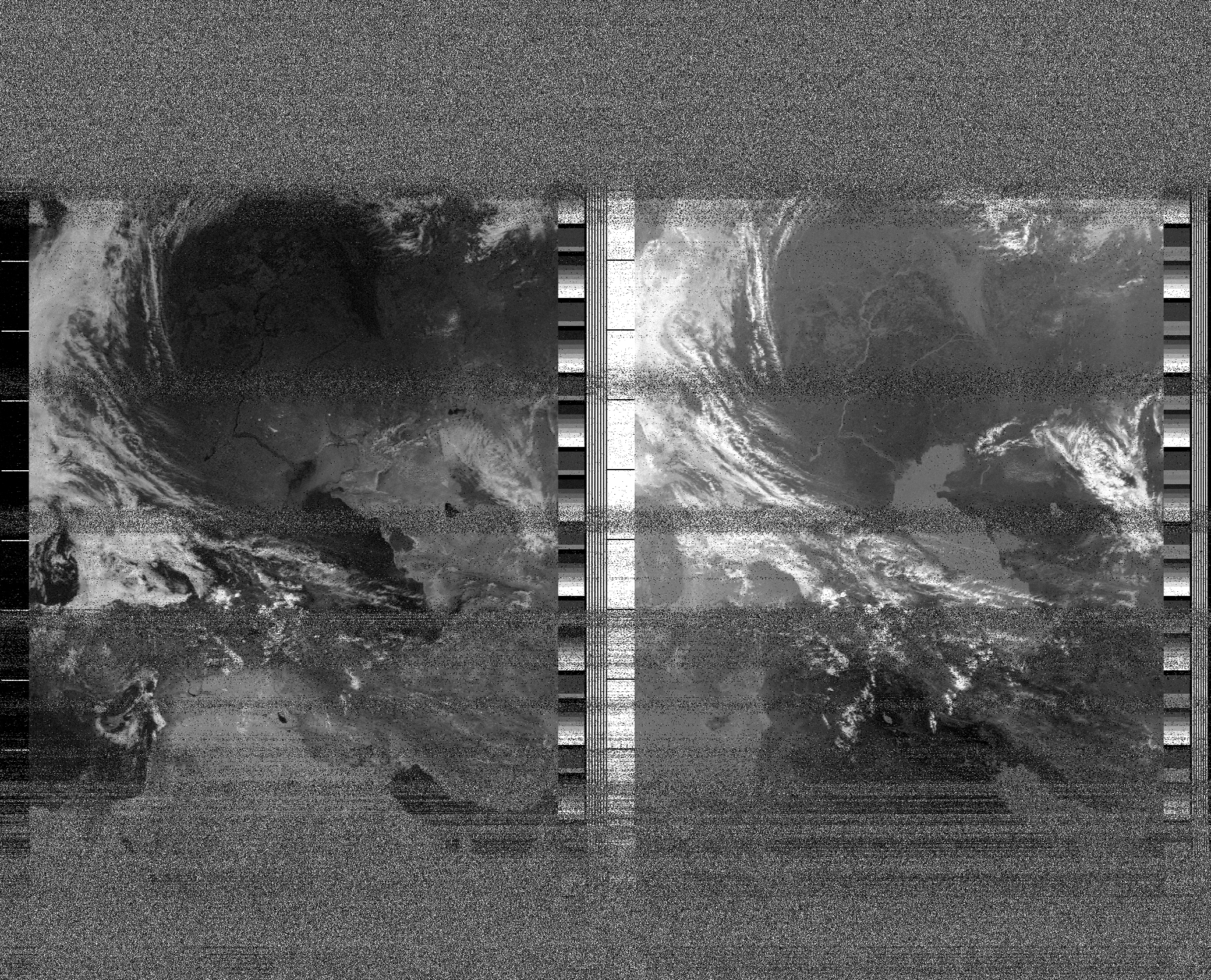 Pristine output with telemetry data withut cropping. Pristine images are
unenhanced, but normalised to produce images which represent,
as best as the software is able to, the original digital data. No attempt is made to temperature
normalise IR images. Disables gamma, sharpening, rotation, and other enhancements.