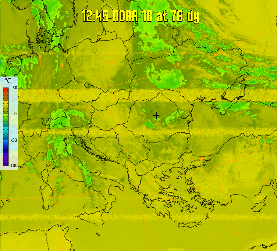 therm:
Produces a false colour image from NOAA APT images based on temperature.
Provides a good way of visualising cloud temperatures.