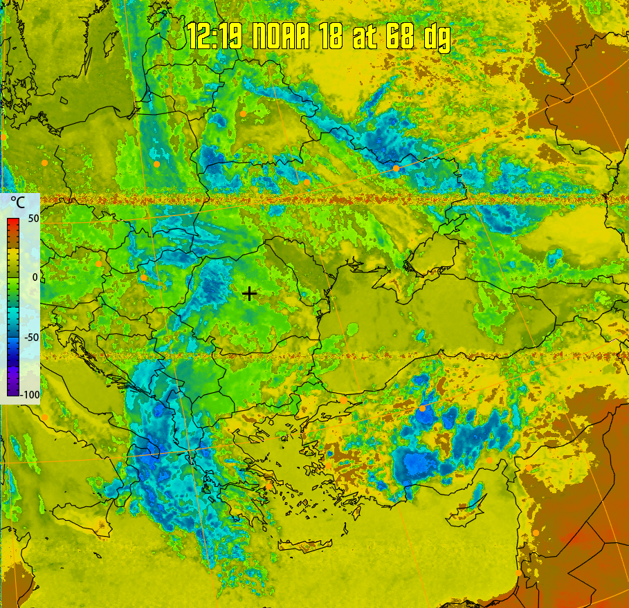therm:
Produces a false colour image from NOAA APT images based on temperature.
Provides a good way of visualising cloud temperatures.