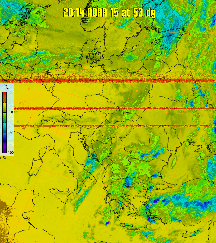 therm:
Produces a false colour image from NOAA APT images based on temperature.
Provides a good way of visualising cloud temperatures.