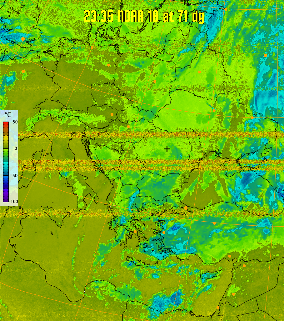 therm:
Produces a false colour image from NOAA APT images based on temperature.
Provides a good way of visualising cloud temperatures.