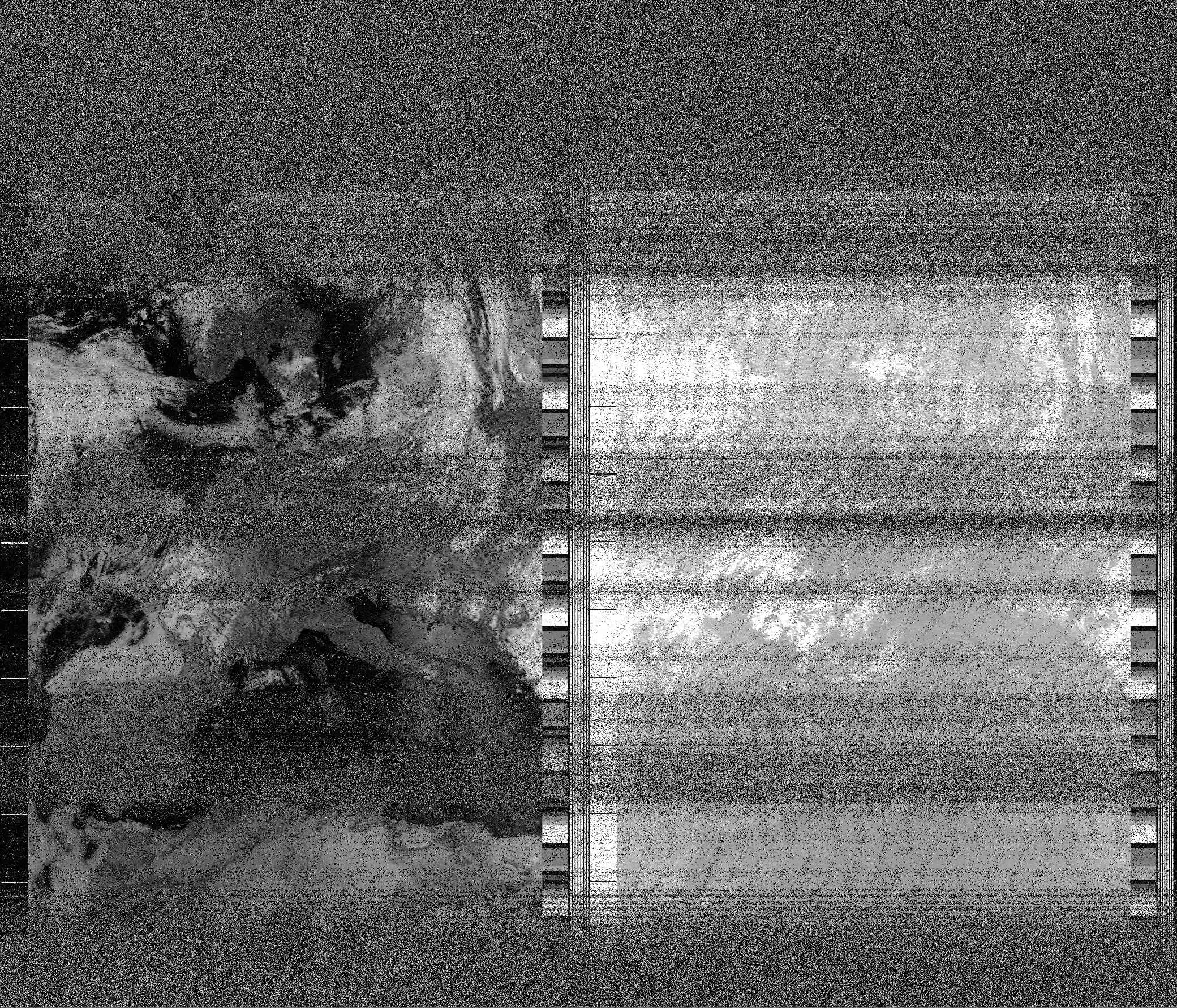 Pristine output with telemetry data withut cropping. Pristine images are
unenhanced, but normalised to produce images which represent,
as best as the software is able to, the original digital data. No attempt is made to temperature
normalise IR images. Disables gamma, sharpening, rotation, and other enhancements.