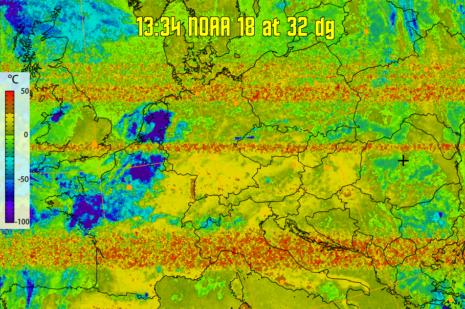therm:
Produces a false colour image from NOAA APT images based on temperature.
Provides a good way of visualising cloud temperatures.