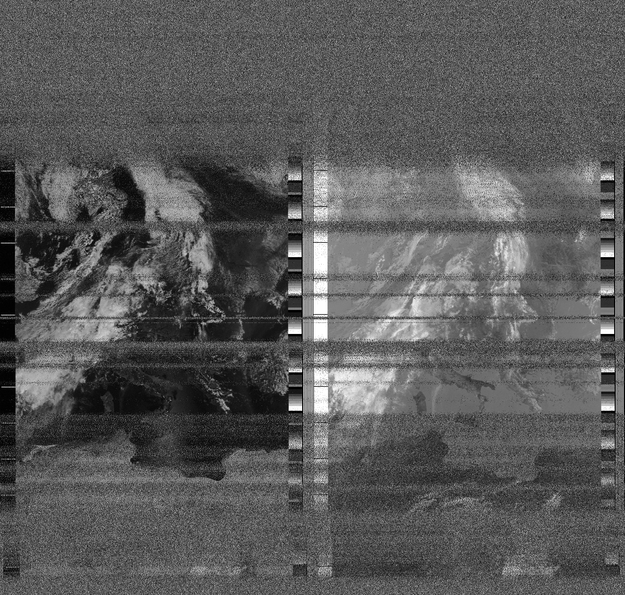 Pristine output with telemetry data withut cropping. Pristine images are
unenhanced, but normalised to produce images which represent,
as best as the software is able to, the original digital data. No attempt is made to temperature
normalise IR images. Disables gamma, sharpening, rotation, and other enhancements.