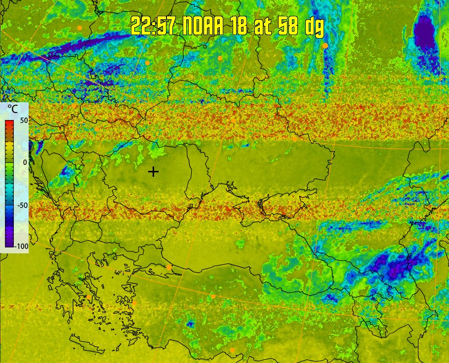 therm:
Produces a false colour image from NOAA APT images based on temperature.
Provides a good way of visualising cloud temperatures.