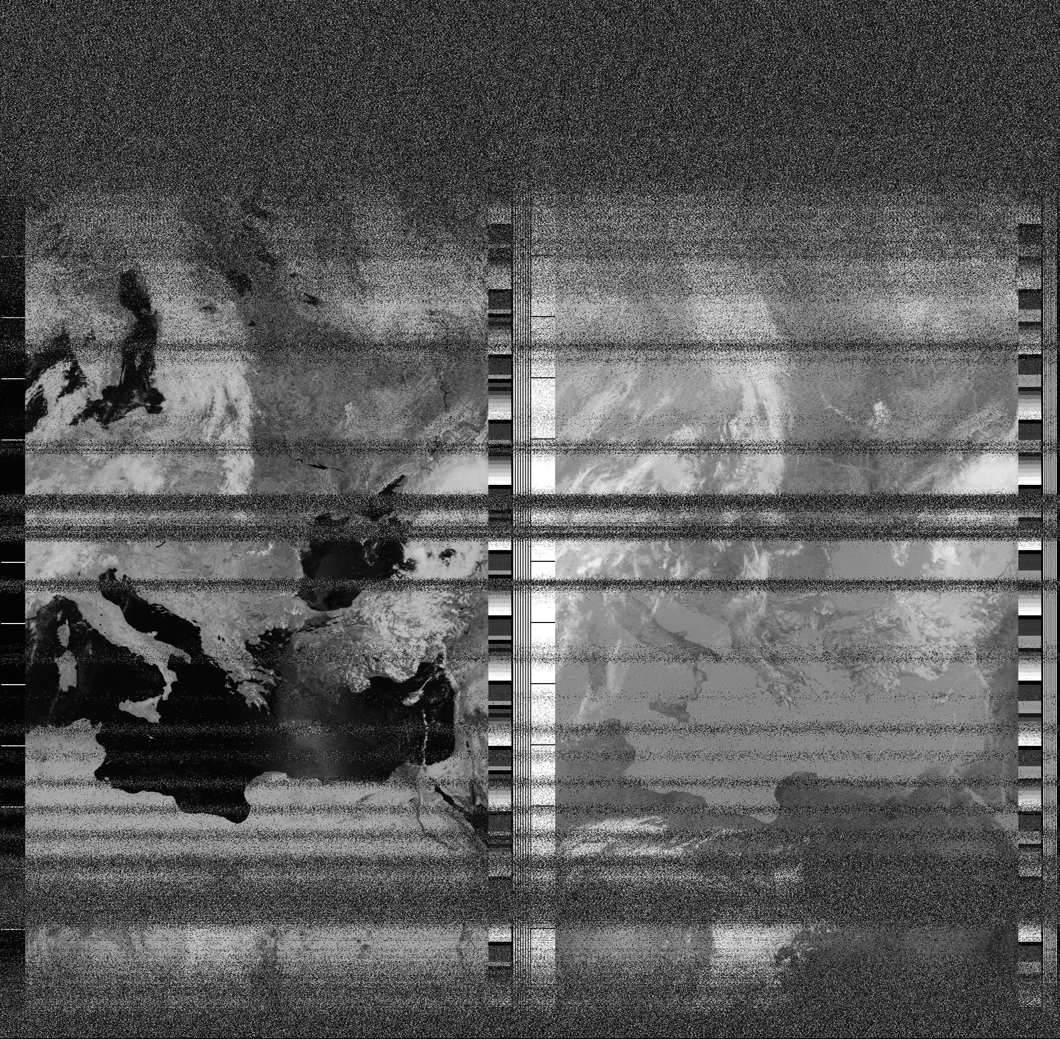 Pristine output with telemetry data withut cropping. Pristine images are
unenhanced, but normalised to produce images which represent,
as best as the software is able to, the original digital data. No attempt is made to temperature
normalise IR images. Disables gamma, sharpening, rotation, and other enhancements.