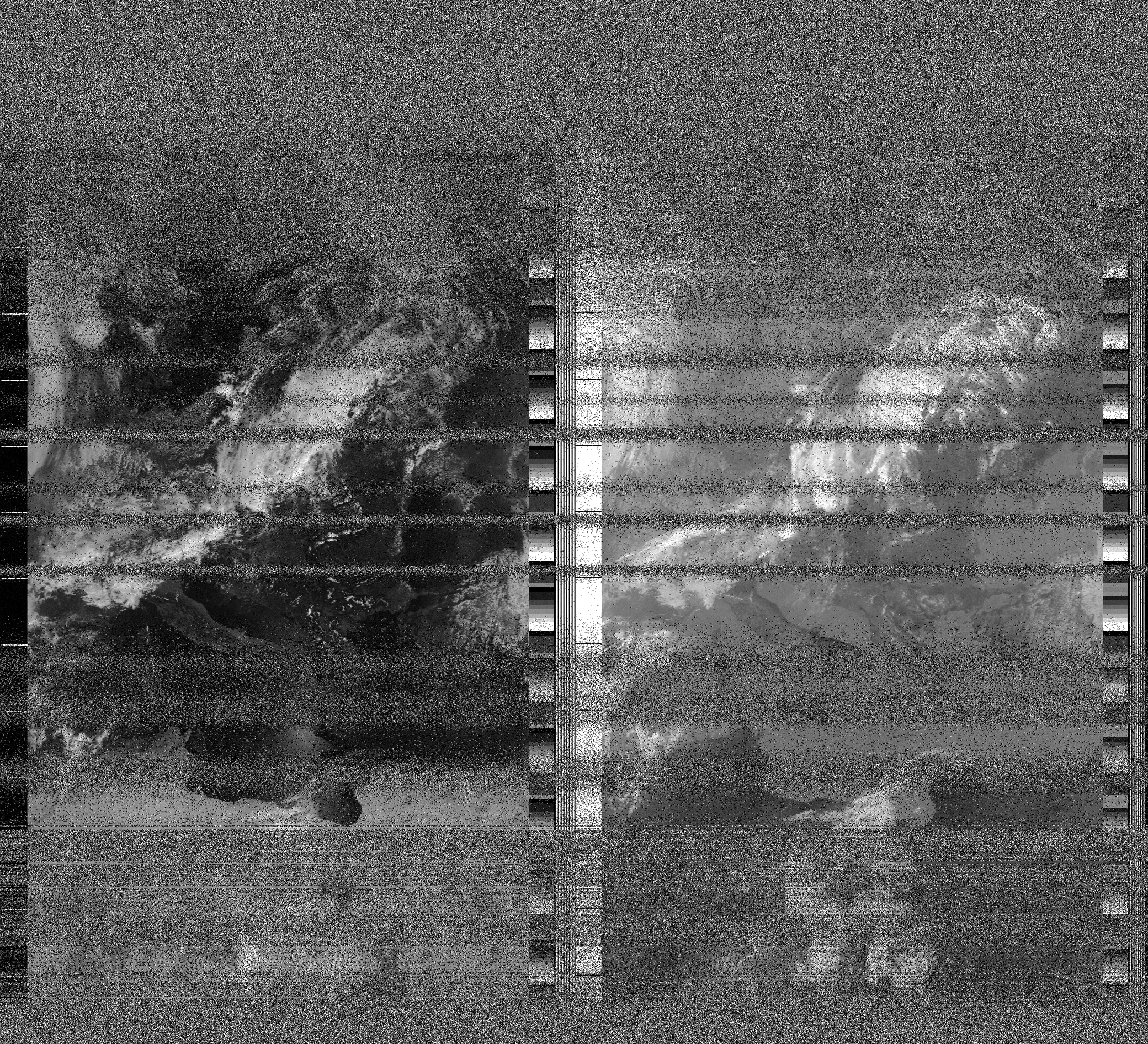 Pristine output with telemetry data withut cropping. Pristine images are
unenhanced, but normalised to produce images which represent,
as best as the software is able to, the original digital data. No attempt is made to temperature
normalise IR images. Disables gamma, sharpening, rotation, and other enhancements.