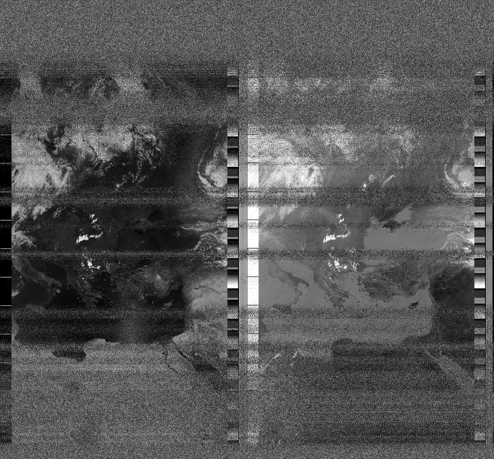 Pristine output with telemetry data withut cropping. Pristine images are
unenhanced, but normalised to produce images which represent,
as best as the software is able to, the original digital data. No attempt is made to temperature
normalise IR images. Disables gamma, sharpening, rotation, and other enhancements.