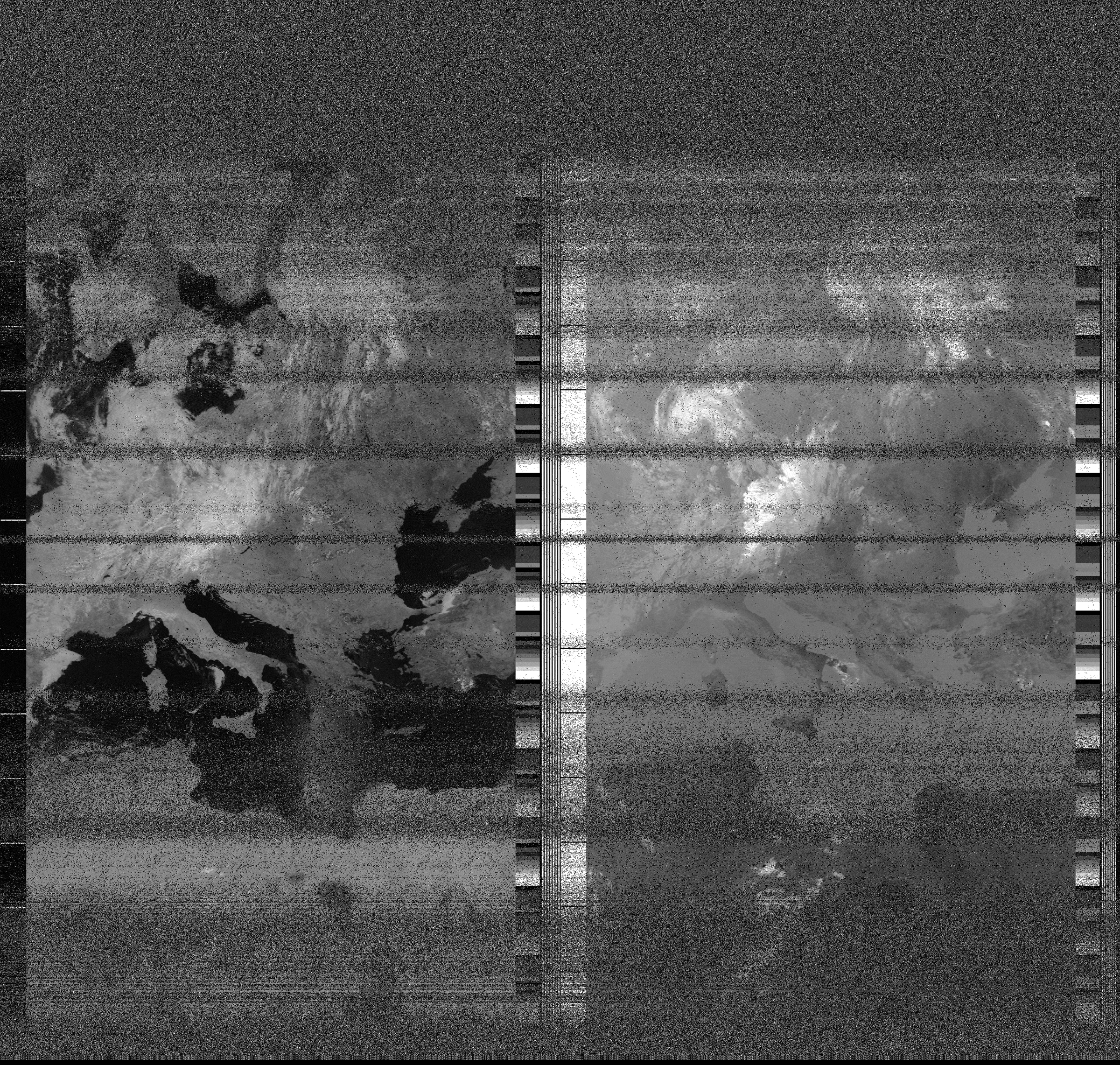 Pristine output with telemetry data withut cropping. Pristine images are
unenhanced, but normalised to produce images which represent,
as best as the software is able to, the original digital data. No attempt is made to temperature
normalise IR images. Disables gamma, sharpening, rotation, and other enhancements.