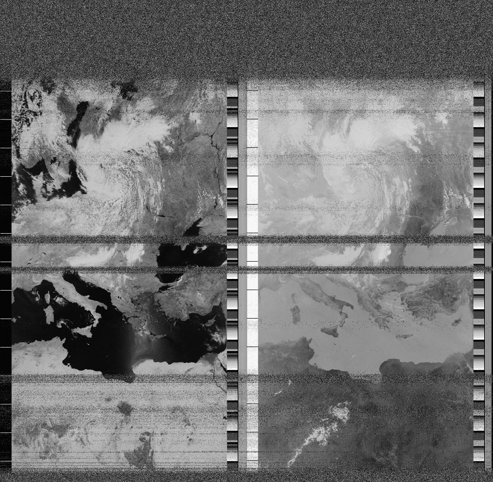 Pristine output with telemetry data withut cropping. Pristine images are
unenhanced, but normalised to produce images which represent,
as best as the software is able to, the original digital data. No attempt is made to temperature
normalise IR images. Disables gamma, sharpening, rotation, and other enhancements.