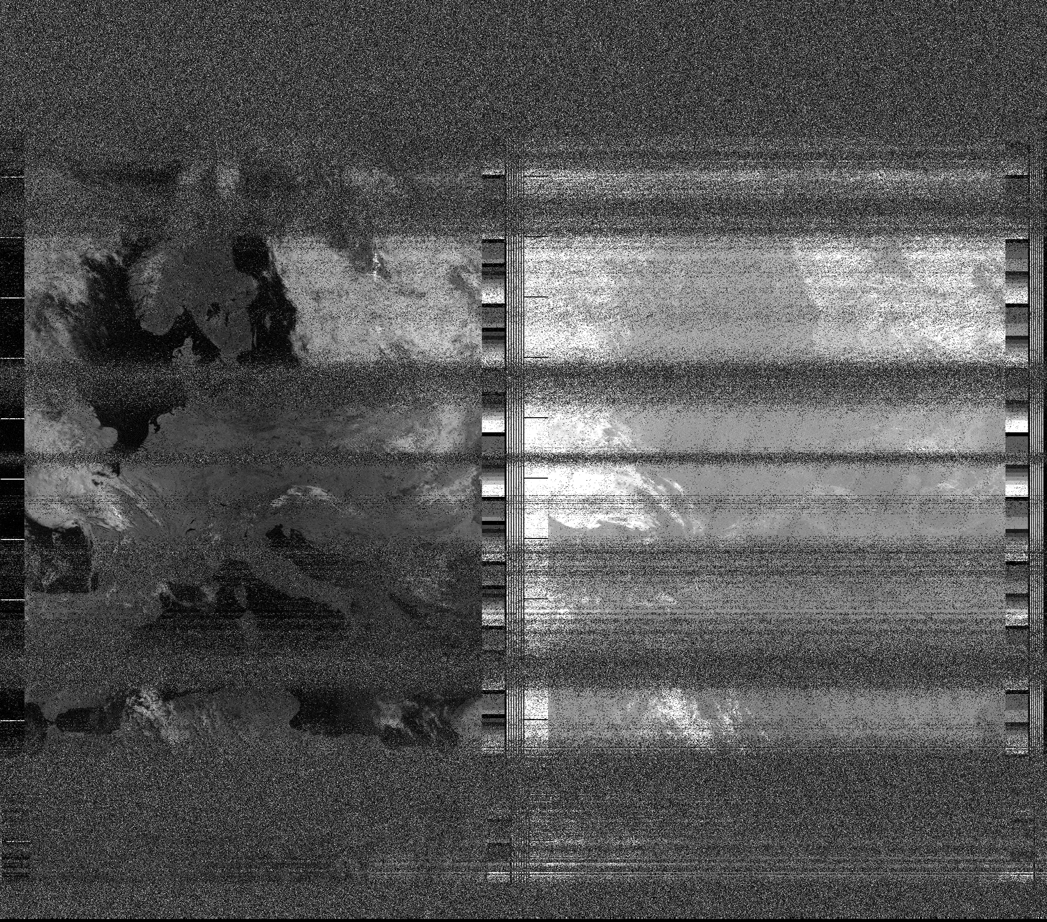 Pristine output with telemetry data withut cropping. Pristine images are
unenhanced, but normalised to produce images which represent,
as best as the software is able to, the original digital data. No attempt is made to temperature
normalise IR images. Disables gamma, sharpening, rotation, and other enhancements.