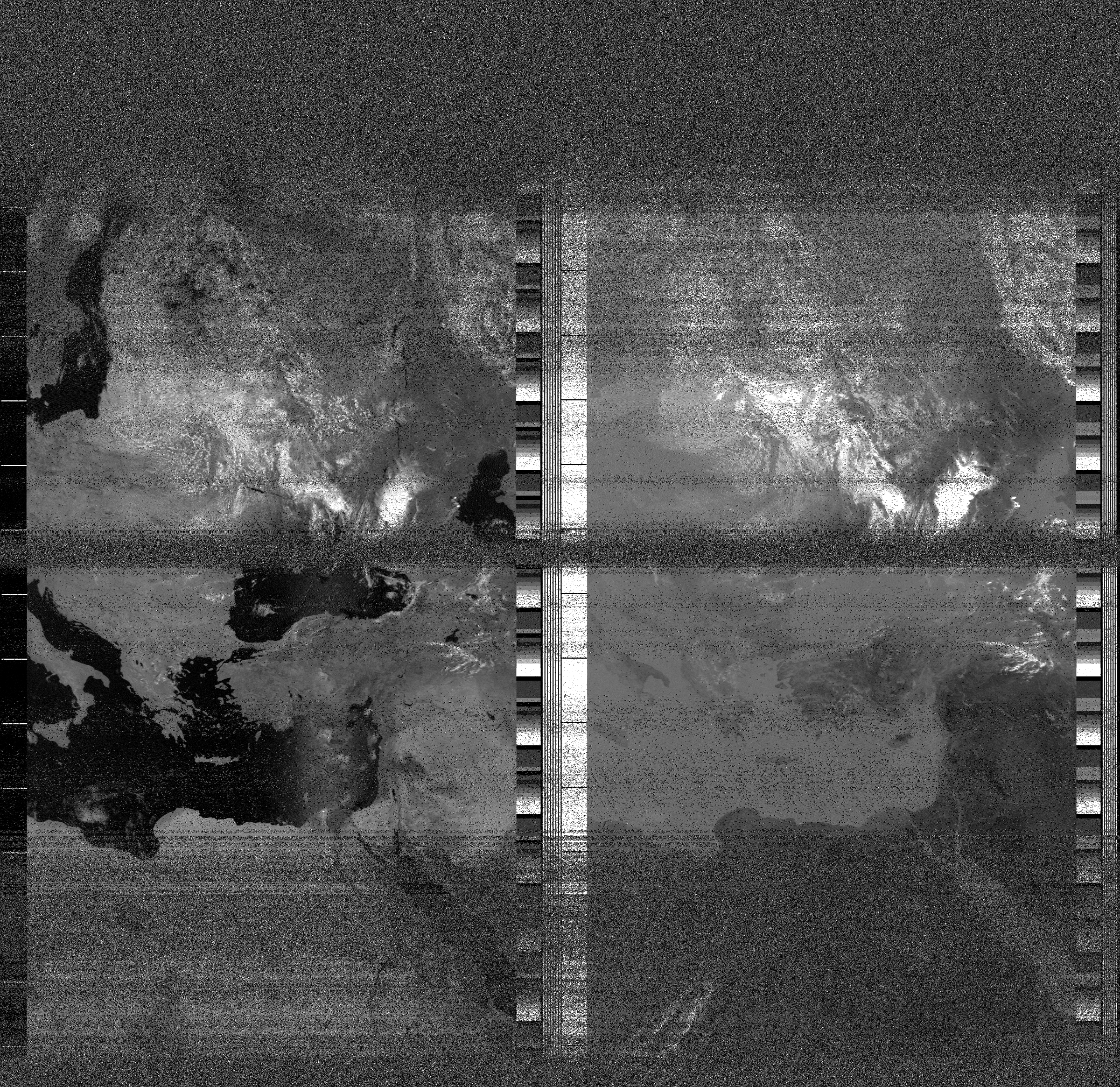 Pristine output with telemetry data withut cropping. Pristine images are
unenhanced, but normalised to produce images which represent,
as best as the software is able to, the original digital data. No attempt is made to temperature
normalise IR images. Disables gamma, sharpening, rotation, and other enhancements.