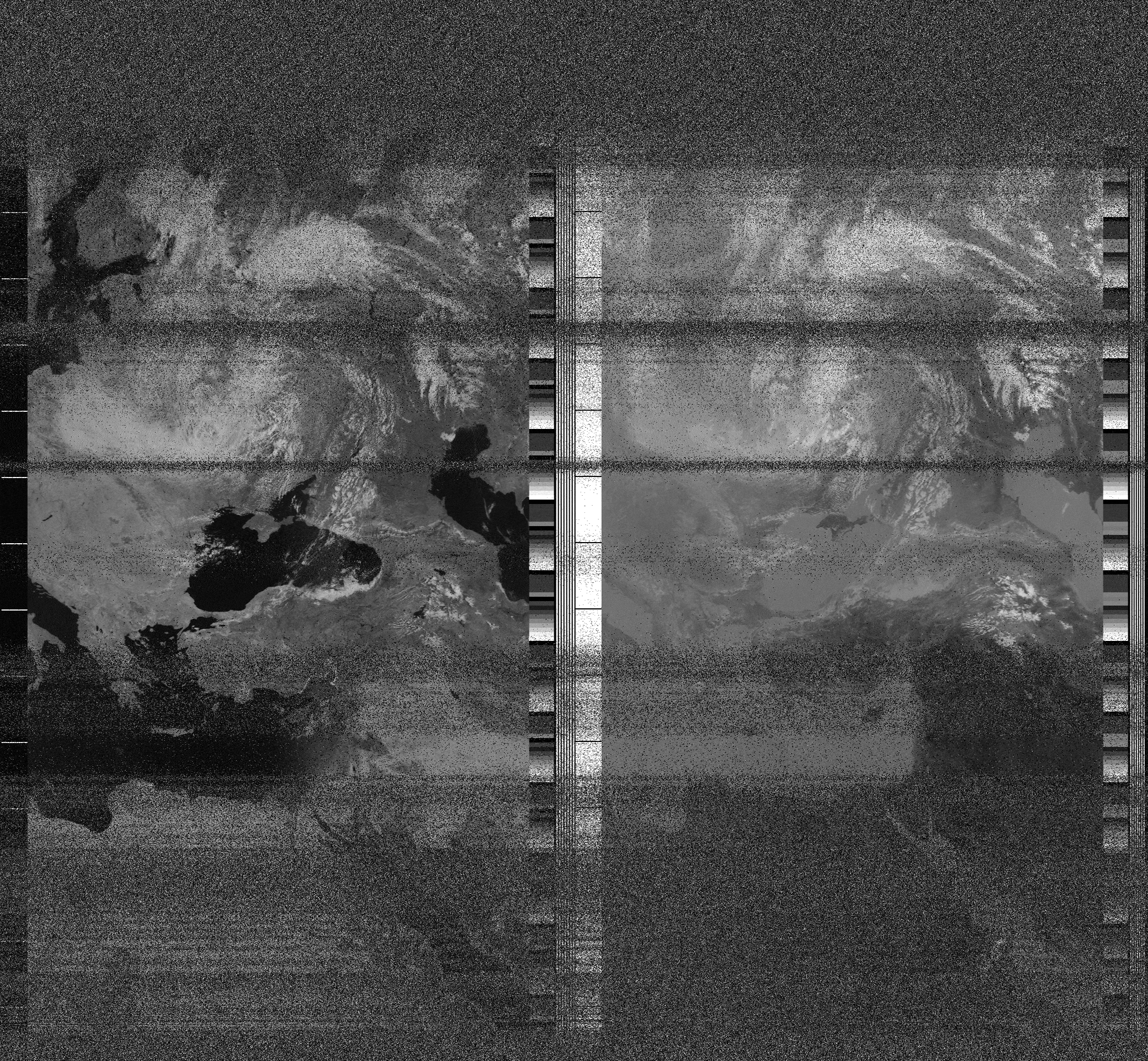 Pristine output with telemetry data withut cropping. Pristine images are
unenhanced, but normalised to produce images which represent,
as best as the software is able to, the original digital data. No attempt is made to temperature
normalise IR images. Disables gamma, sharpening, rotation, and other enhancements.