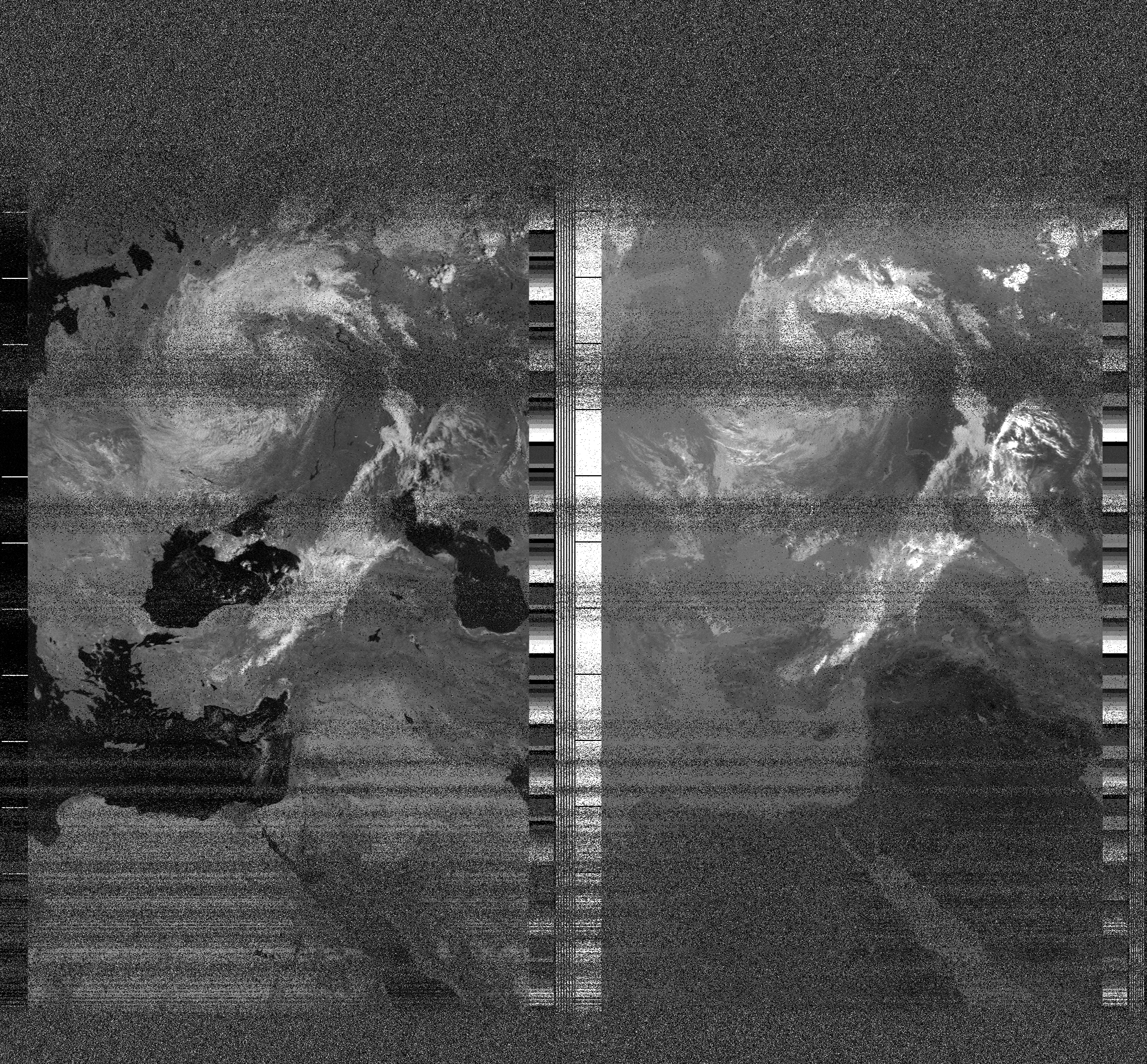 Pristine output with telemetry data withut cropping. Pristine images are
unenhanced, but normalised to produce images which represent,
as best as the software is able to, the original digital data. No attempt is made to temperature
normalise IR images. Disables gamma, sharpening, rotation, and other enhancements.