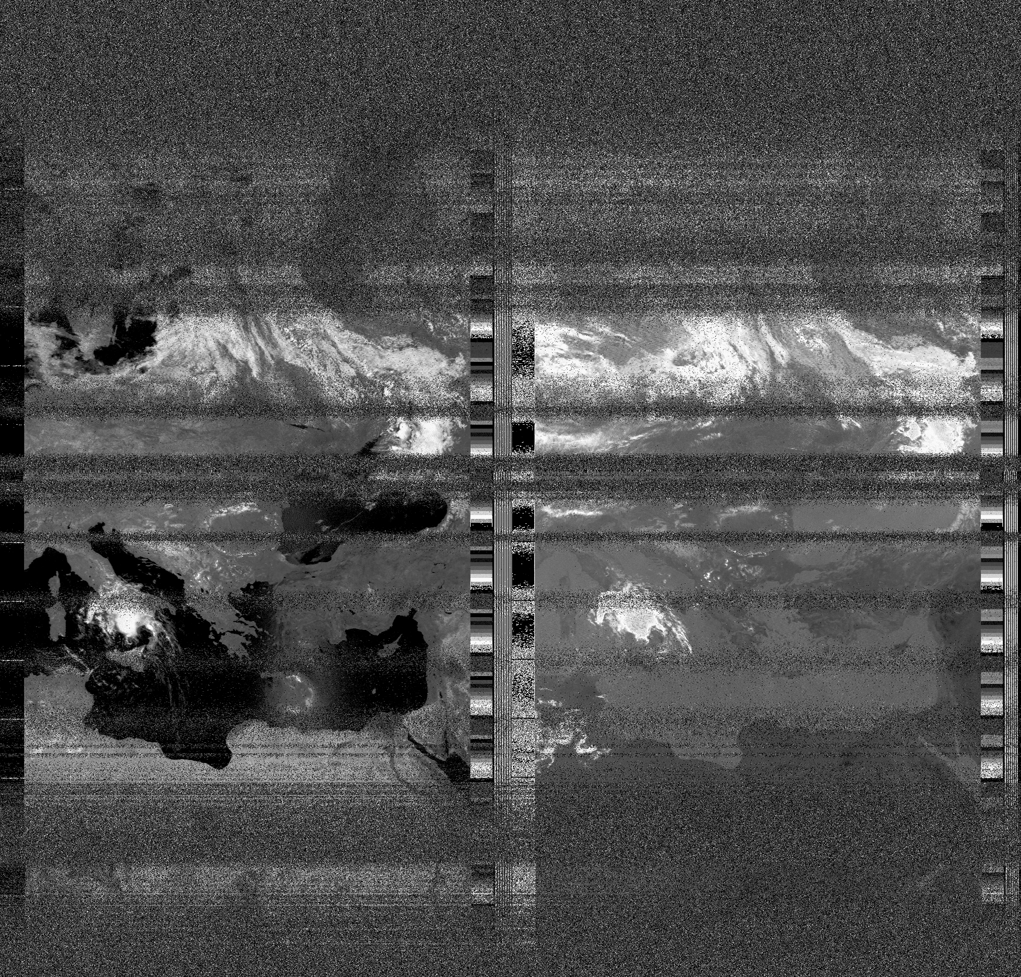 Pristine output with telemetry data withut cropping. Pristine images are
unenhanced, but normalised to produce images which represent,
as best as the software is able to, the original digital data. No attempt is made to temperature
normalise IR images. Disables gamma, sharpening, rotation, and other enhancements.
